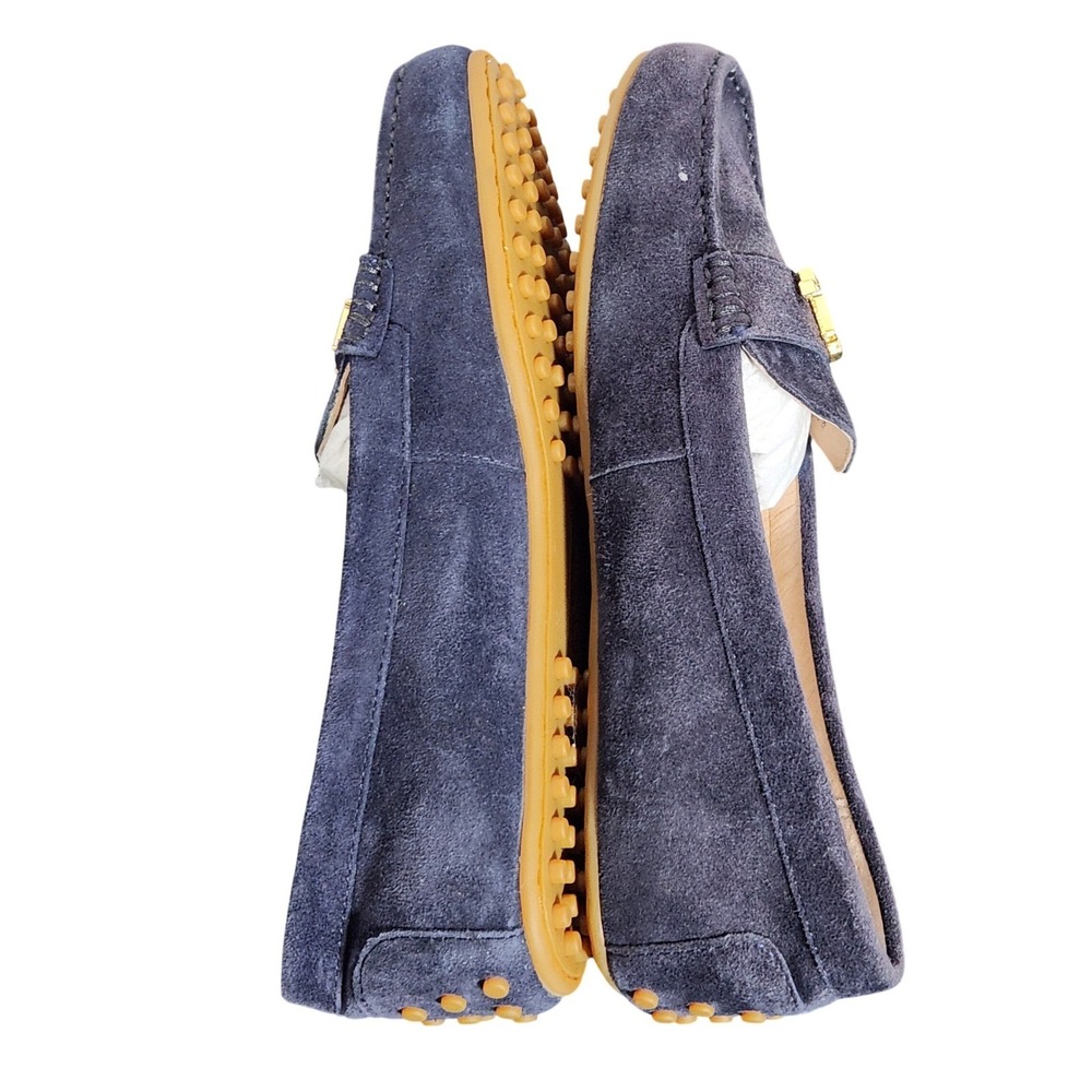 Lauren Ralph Lauren Barnsbury Suede Loafer Flats Navy Blue Women US 6 EUR 36.5 - Picture 8 of 9